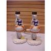 Pair of china or porcelain lamps-German #919100