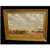 Image 1 : Peasant Market Oil Painting South American 1942 #919333