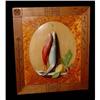 Image 1 : 19C Italian Oil Painting Fish Lemon COSTA  #919356