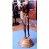 Image 1 : Erotic DECO Style Bronze NUDE Gypsy DANCER Girl #919405