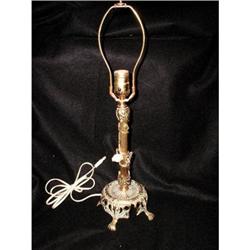 Brass Rose Lamp C.1920 #922955
