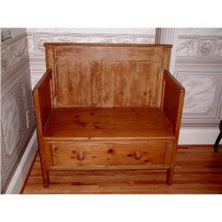 English Pine Storage Bench #922957