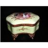 Image 1 : Art Nouveau Porcelain Dresser Box Signed #922962