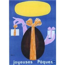 Joyeuses Paques Original French Poster c:1960 #923076