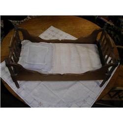Antique Vintage Doll Bed Early--WOW MUST SEE!!! #923136