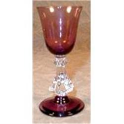 Amethyst CORDIAL Glasses SET of 7 BRYCE #923214