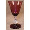 Image 1 : Amethyst WINE Glasses SET of 8 BRYCE #923215