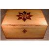 Image 1 : JEWELRY Box Mahogany Tulip Wood ANTIQUE #923231