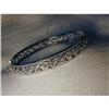 Image 1 : Estate 14K WG Gold Filigree Bangle Bracelet #923412