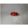 Image 1 : Lovely Estate 14K YG Rubies Diamond Ring Band #923555
