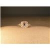 Rare Estate 14K WG Gold Diamond Sapphire Ring #923581