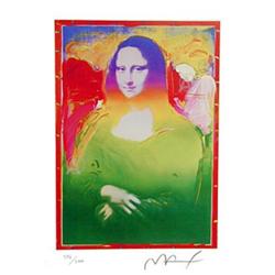 RARE! HAND SIGNED PETER MAX MONA LISA #923633