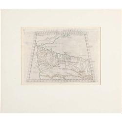 Map of Aphricae Tabula I - 1545 #933111