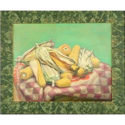 Corn Still life - Oil on canvas by Ferguson #933123