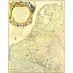 Original Map of Les Provinces Appelees Pais Bas #933127