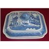 Image 1 : CHINESE EXPORT BLUE CANTON LARGE VEGETABLE DISH #933305