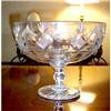 Fine Regency cut glass compote  #933541