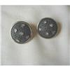 Image 1 : 14K & DIAMOND & BLACKENED METAL 1 1/4" EARRINGS #933660