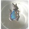 Image 1 : 1930's OPAL SQUIRREL PIN/PLAT/DIAMONDS/RUBY #933661