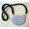 Image 1 : ANTIQUE JADE "DRAGON BOAT"PENDANT/NECKLACE/14K #933665