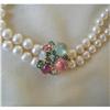 Image 1 : VINTAGE GUMPS MULTI-GEM & DIA. CLASP & NECKLACE #933678