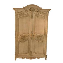 French  Armoire  Hand Painted shabby Chic solid #933719