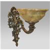 Image 1 : A pair of bronze and alabaster sconces #933864