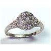 Image 1 : 1920s Diamond Filigre Engagement Ring #933893