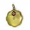 Image 1 : 18 Kt. Gold Art Deco Enameled Locket with #933910