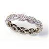 Image 1 : 1930s Platinum Band with Diamonds #933981