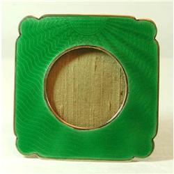 Enameled Sterling Silver Picture Frame #934009