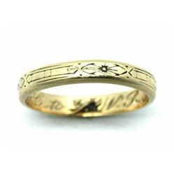 14 Kt. gold wedding band #934021