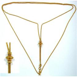 18Kt Slide Chain for a pendant watch #934024