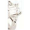 Image 1 : 3 STONE DIAMOND RING 0.65 CTS WHITE GOLD #934190