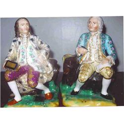 Old Paris porcelain figures of George & Ben #934275