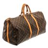 Image 2 : Louis Vuitton Monogram Toile Canvas Keepall 55 Duffel Bag