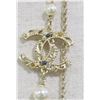 Image 2 : Chanel Faux Pearl 3CC Logo Long Double Stranded Necklace