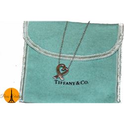 Tiffany & Co. Sterling Silver Picasso Heart Necklace