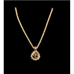 Christian Dior Gold Tone Necklace