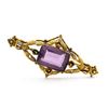 Image 1 : Victorian Gold/Glass Brooch