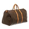 Image 3 : Louis Vuitton Monogram Toile Canvas Keepall 60 Duffel Bag
