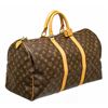 Image 3 : Louis Vuitton Monogram Toile Canvas Keepall 50 Duffel Bag