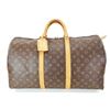 Image 1 : Louis Vuitton Monogram Toile Canvas Keepall 50 Duffel Bag