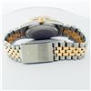 Image 7 : Rolex Mens 2 Tone 14K Black String VS Diamond Datejust Wristwatch