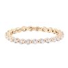 Image 1 : 0.53 ctw Diamond Ring - 18KT Rose Gold