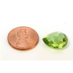 9.27ct Pear Shape Peridot Dimension 15.4x12.3x8.4
