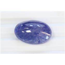 47.60ct Oval Shape Tanzanite Cabuchon