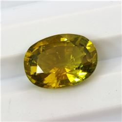 3.23ct Oval Shape Yellow Tourmaline  Dimension11.4x8.2x5.2
