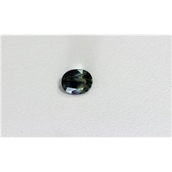 2.37ct Oval Shape Natural green Sapphire Dimension8.8x7.3x4