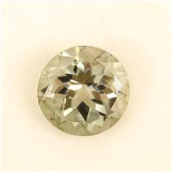 2.97ct Round Shape Green tourmaline  Dimension 9x6.2